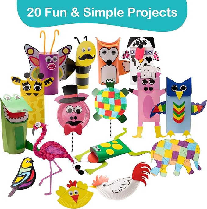 🎨Simple Paper Crafts for Kids✂