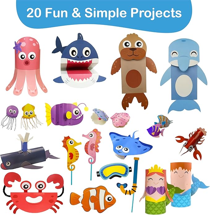 🎨Simple Paper Crafts for Kids✂
