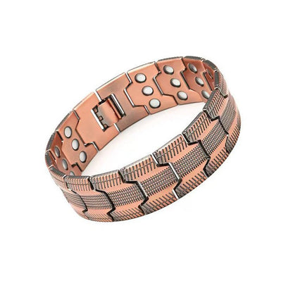 Retro antique copper magnetic bracelet