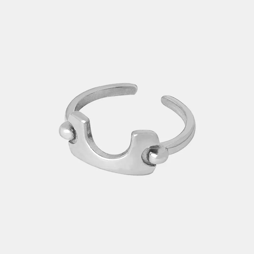 Gold-Plated Irregular Open Ring