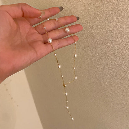 Small and fresh elegant collarbone chain