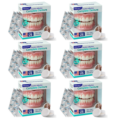 ✅ Made and Shipped from the US |  Suction-fit Complete Denture🍀