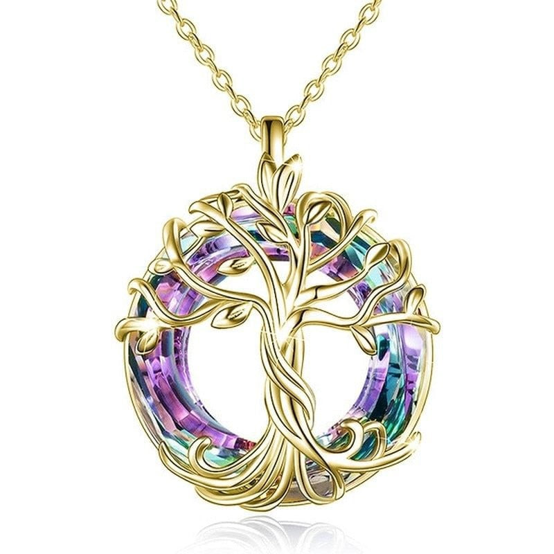 Fashion Life Tree Pendant Necklace, Personalized Simple Hollow Design
