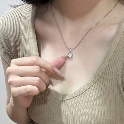 Moonstone Aquamarine Necklace - Luxury Minimalist Choker
