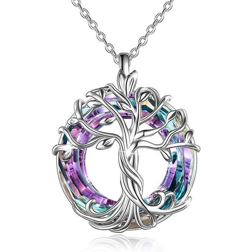 Fashion Life Tree Pendant Necklace, Personalized Simple Hollow Design